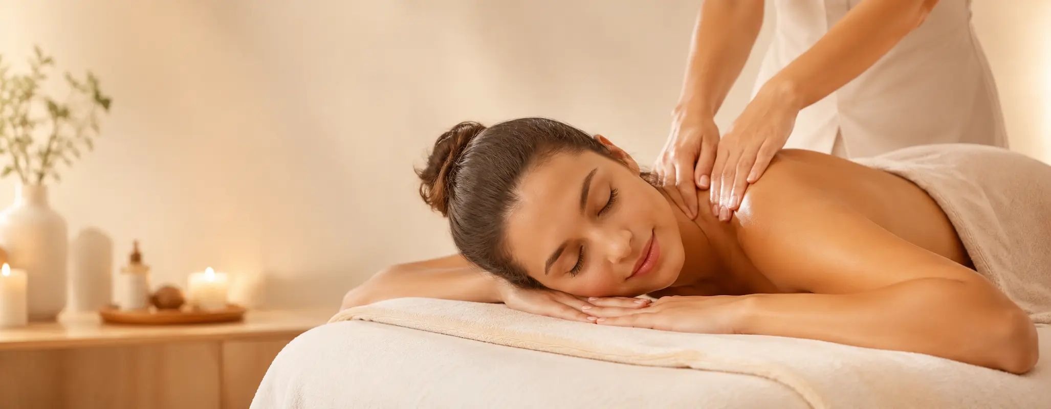 Massagem de relaxamento na H2o Estética Leiria